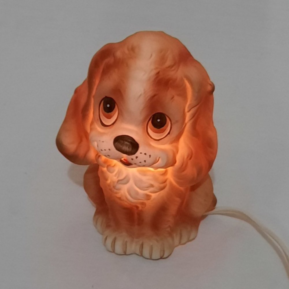 Cocker Spaniel Ceramic Night Light - Made in Japan